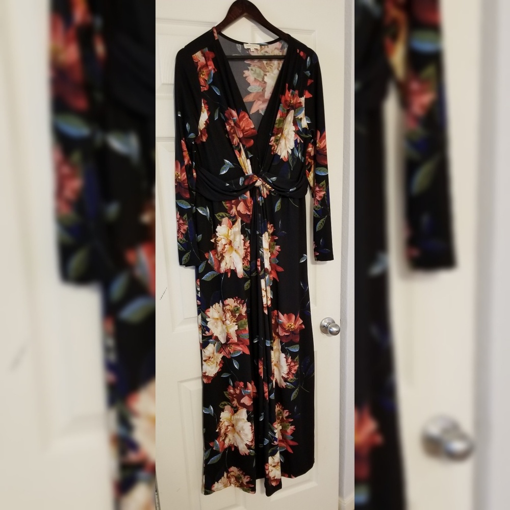 Floral floor length dress- brand: Sweet Lovely